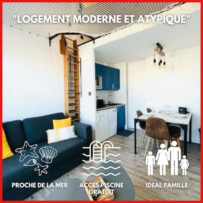 "Le Filet Du Lac" Appartement Atypique, 5 Personnes, Duplex, Vue Lac, Acces Parc Aquatique Gratuit Talmont-Saint-Hilaire Zewnętrze zdjęcie